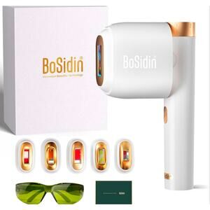 BoSidin IPL Laser Hair Removal Kit 6+1 Modes 2-in-1 SR Face Rejuvenation